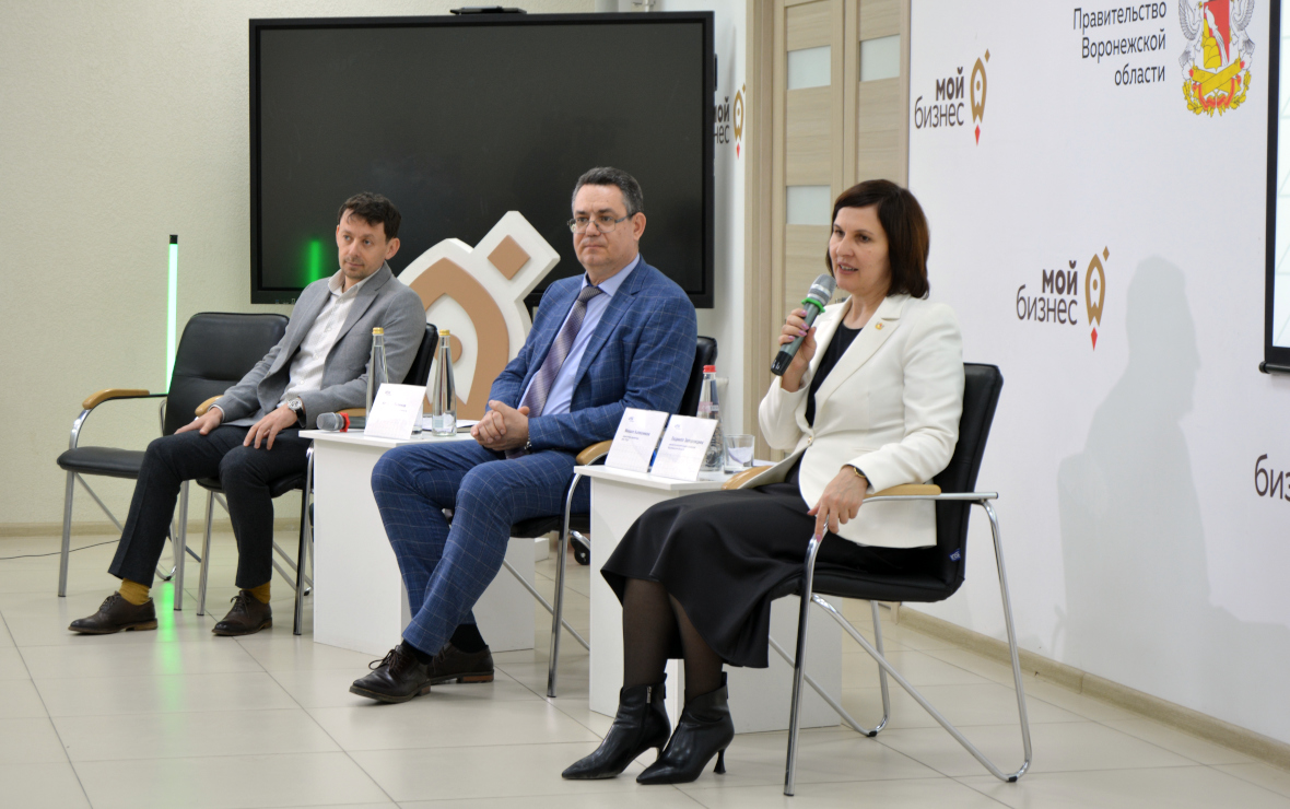 Алексей Беленов, Михаил Колесников, Людмила Запорожцева (Фото: РБК Черноземье)