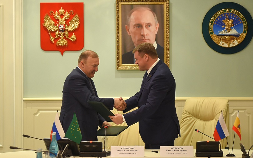 Адыгея и Рязанская область заключили соглашение о сотрудничестве