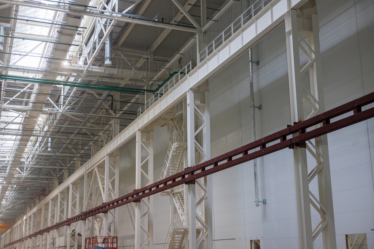 В новом здании завода ВСП завершили заливку фундаментов под оборудование