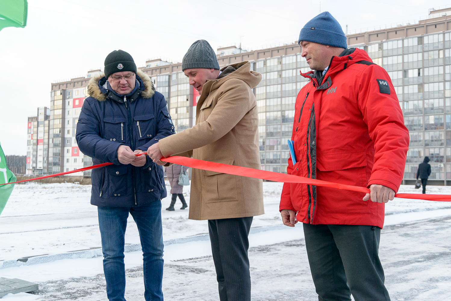 Открытие новой дороги в Чистой Слободе