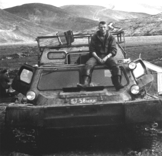 С.В. Глебов на Чукотке. Практика по геофизическим исследованиям