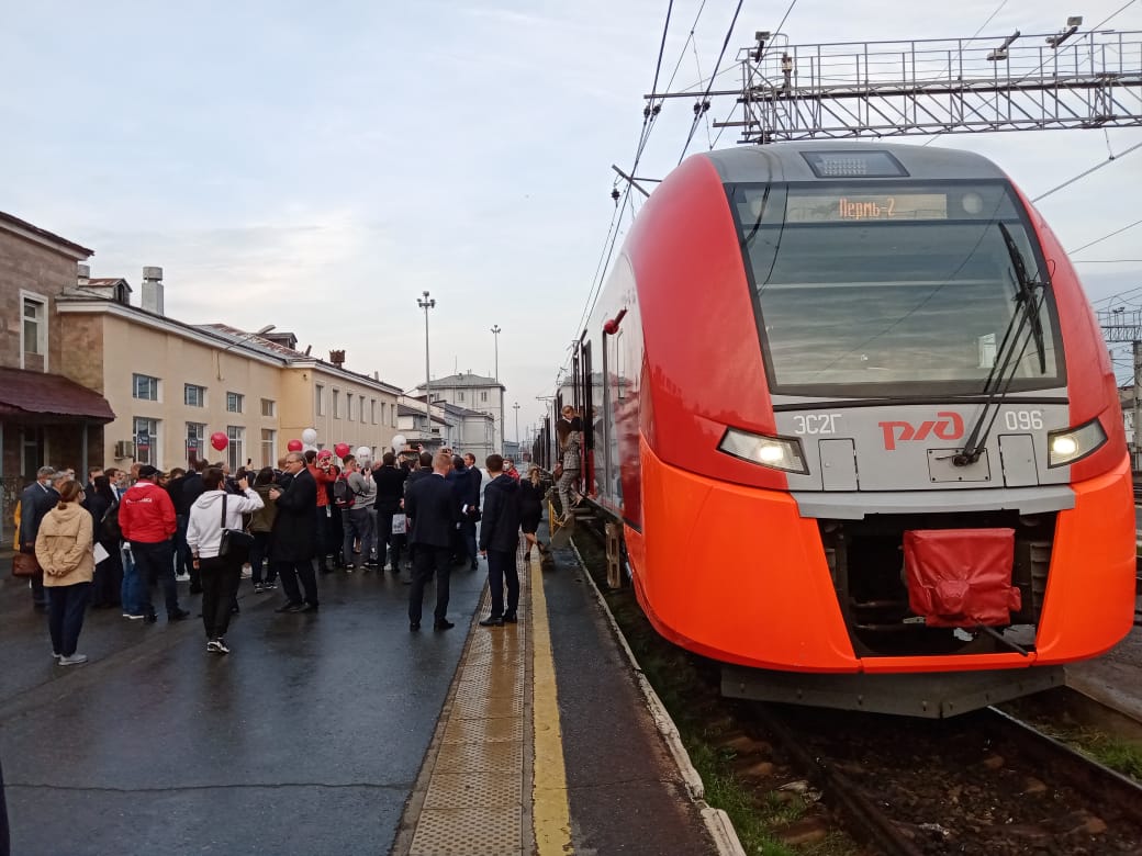 Электропоезда «Ласточка» вышли на новый маршрут в Пермском крае
