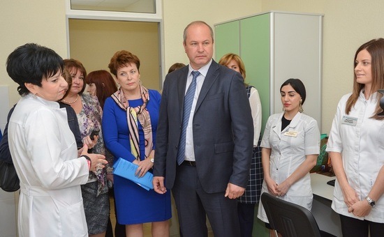  В Ростове открыли первое модульное амбулаторно-поликлиническое отделение