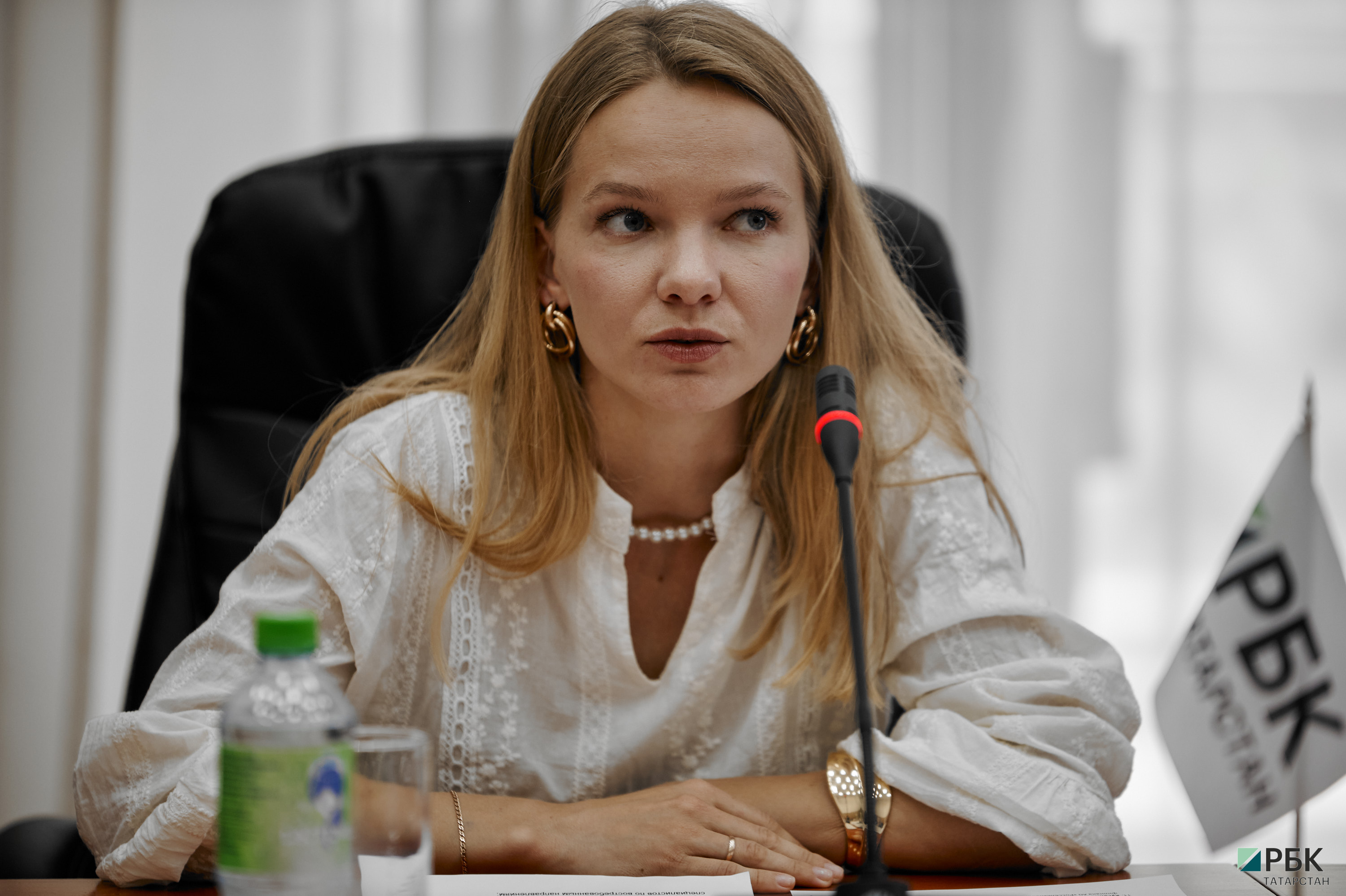 На фото: глава КФХ, председатель АККОР в Пестречинском районе РТ, общественный представитель уполномоченного при раисе РТ по защите прав предпринимателей Анастасия Александрова