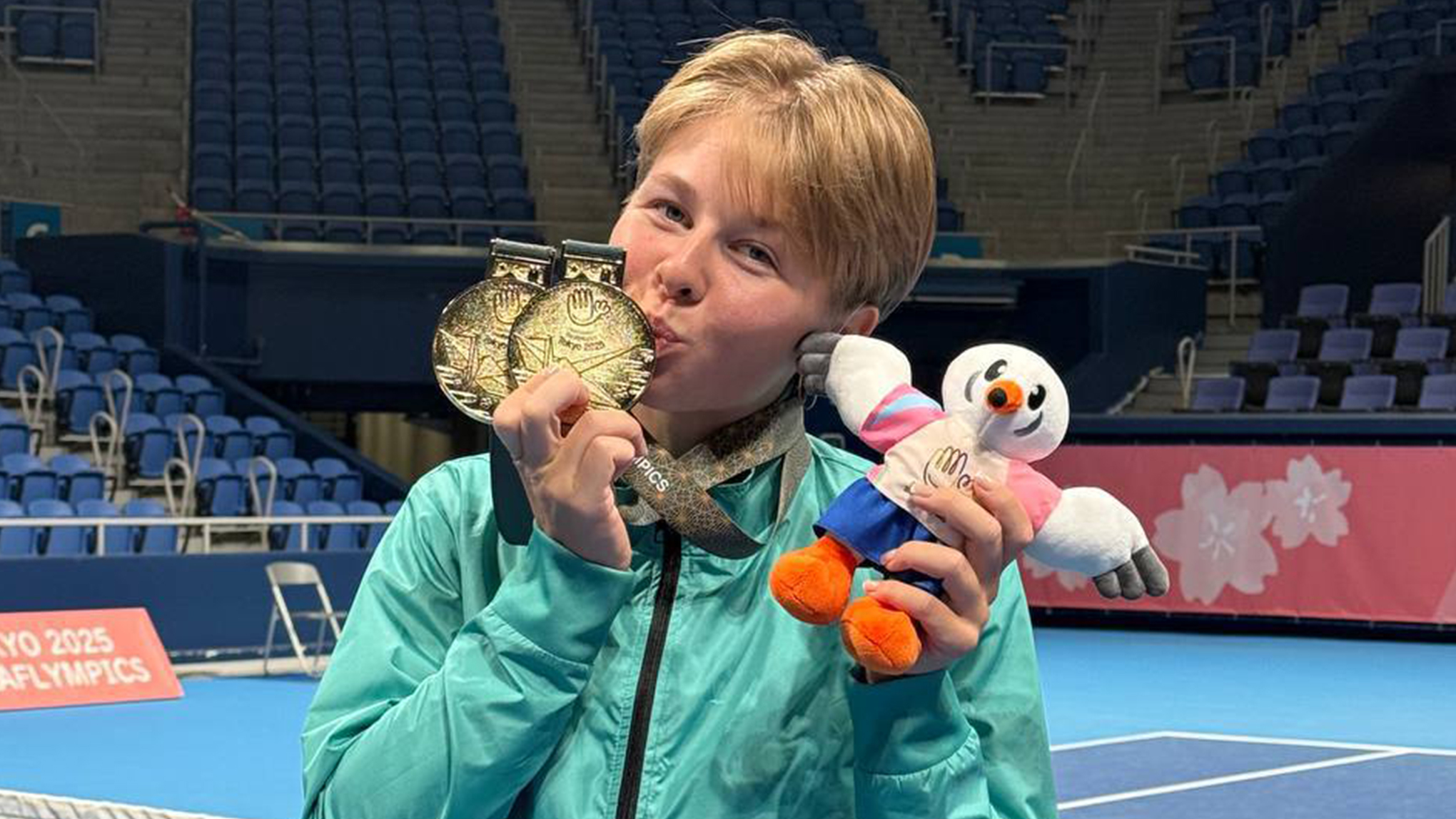 Теннисистка из Первоуральска завоевала два золота на Сурдлимпиаде-2025