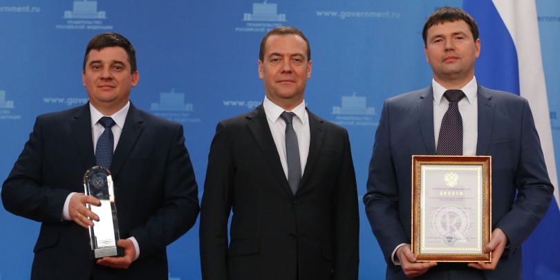 Дмитрий Медведев вручил «ЭФКО» государственную награду в области качества