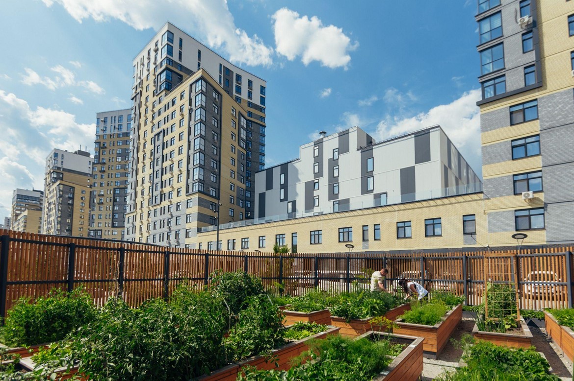 В ЖК «Европейский берег 2.0» архитекторы выделят место для грядок 