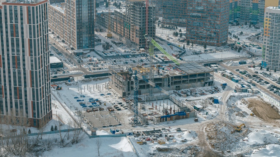 Инновационную школу в микрорайоне «Ясный берег» завершат в 2027 году