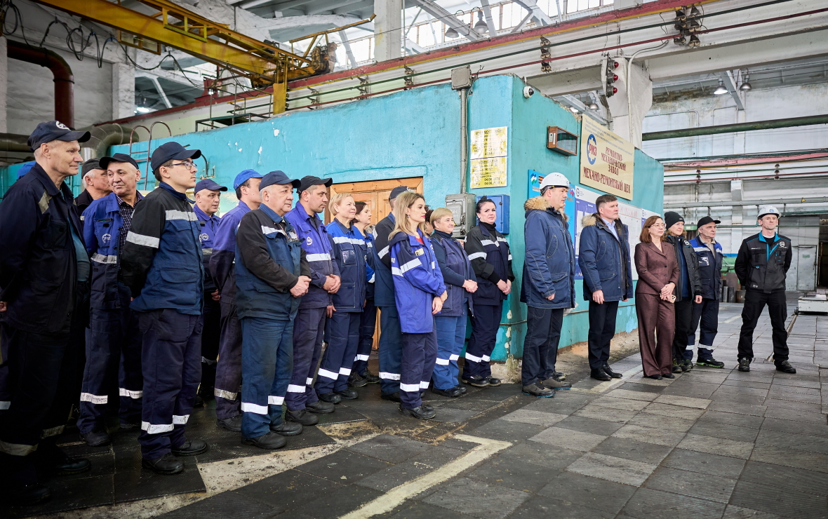 На Ремонтно-механическом заводе заложили капсулу времени