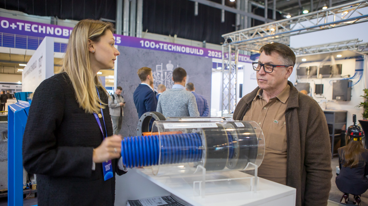 На 100+ TechnoBuild показали уплотнитель труб для сейсмоопасных районов