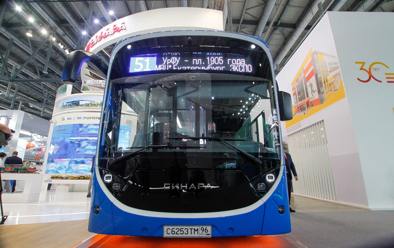 «Синара» презентовала на «Иннопром» электробус. В чем его уникальность