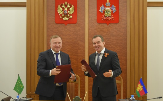 Адыгея и Краснодарский край подписали Соглашение о сотрудничестве