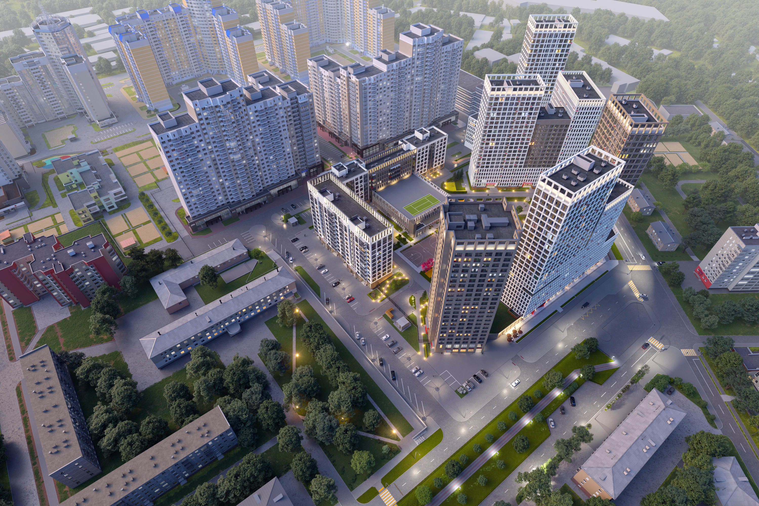 Хочу жить в квартире с видом на город. Где такие строят в Екатеринбурге?