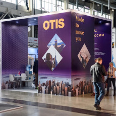 ОТИС показал на «100+ Forum Russia» лифты с кастомизированным дизайном