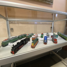 Более 150 экспонатов представлено на выставке железнодорожных моделей