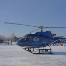 Курорт «Манжерок» подарил детям из Республики Алтай полет на вертолете