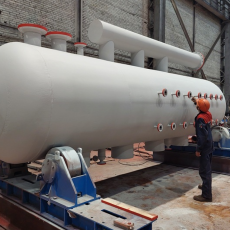 УЗХМ изготовил барабан конденсатора для крупнейшего производителя серы