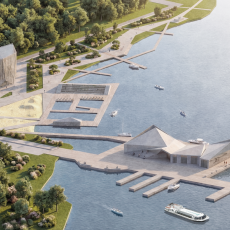 Рендер проекта «Маяки акватории» команды  Владимира Линова