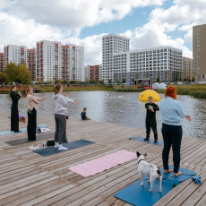 Пример благоустройства рядом с водоемом в Тюмени
Фото: «Брусника»