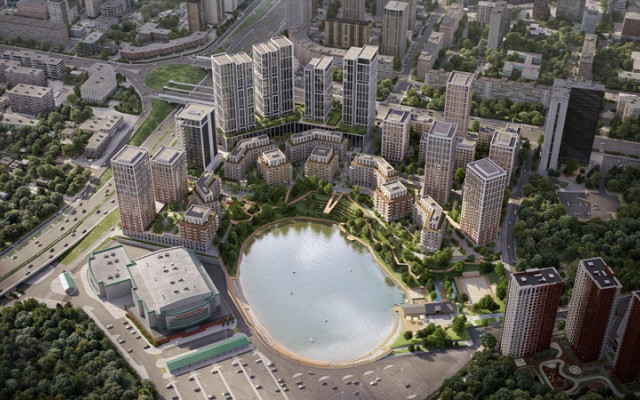 «Город-на-озере» в центре Новосибирска: «Брусника» озвучила подробности