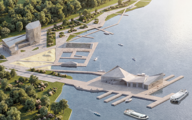 Рендер проекта «Маяки акватории» команды  Владимира Линова