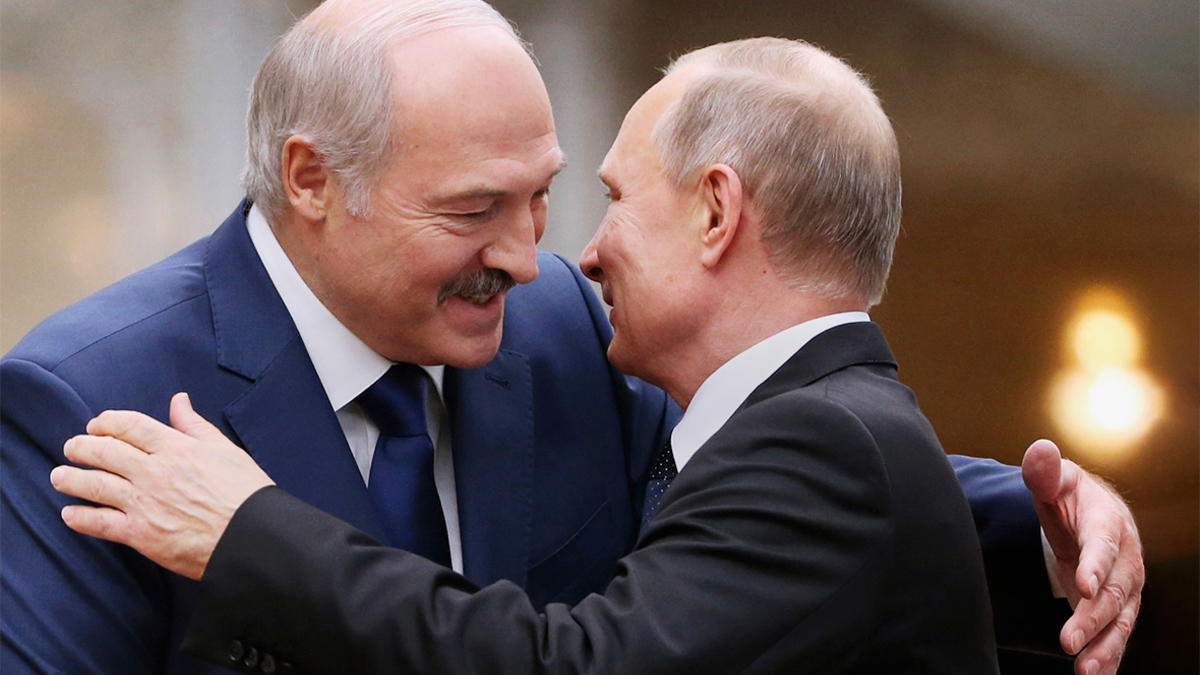 Александр Лукашенко и Владимир Путин