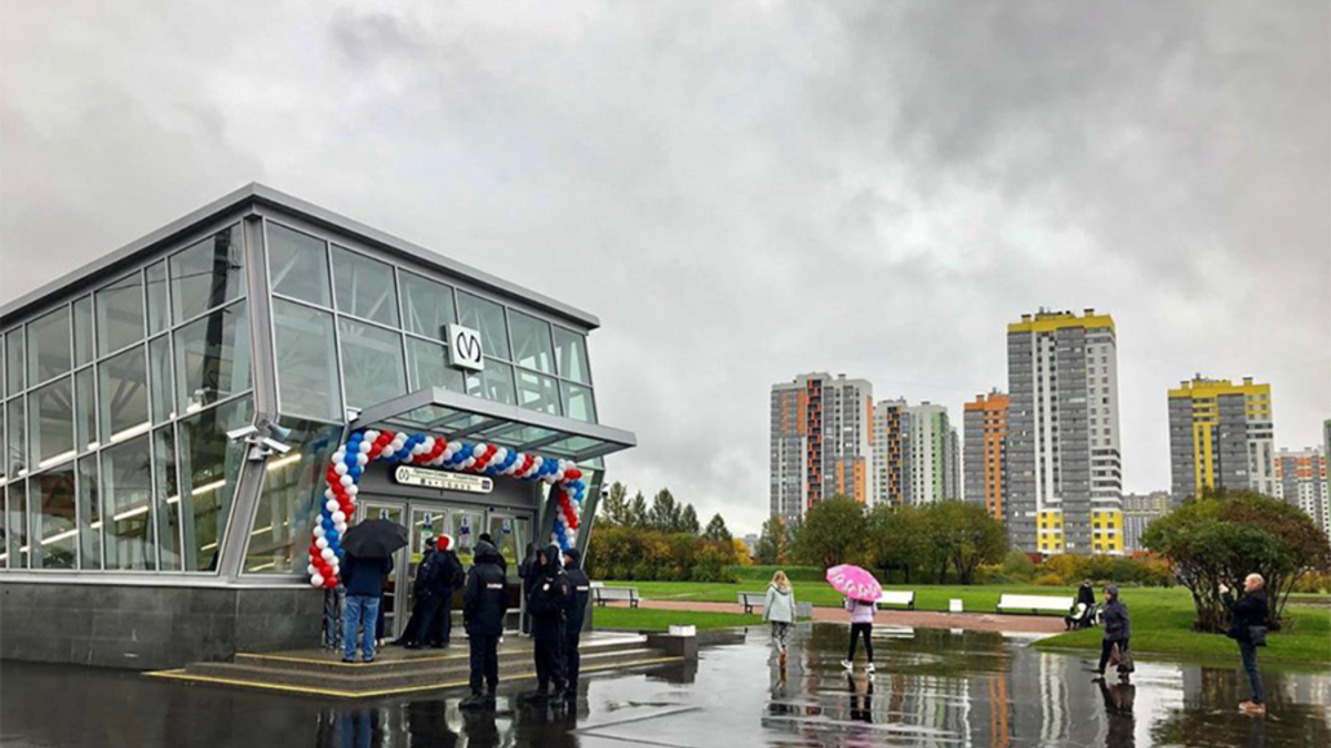 Открытие новых станций метро в Санкт-Петербурге. Фоторепортаж — РБК