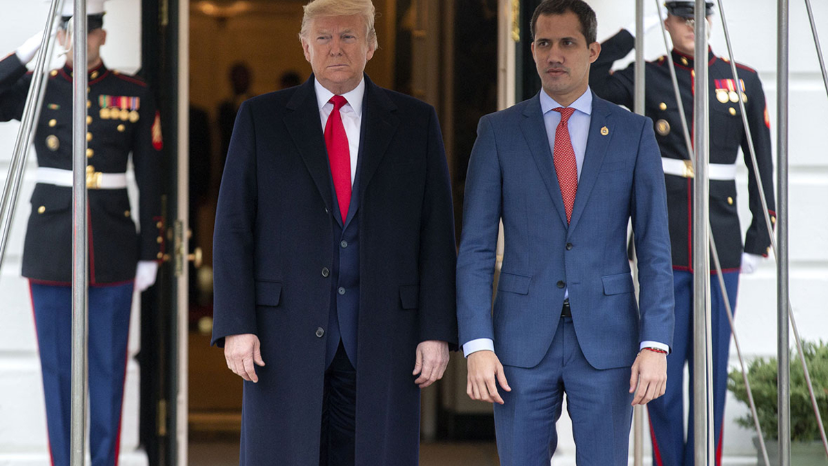 Дональд Трамп и Хуан Гуаидо