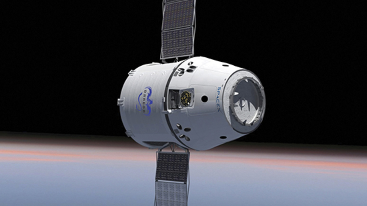Многоразовый грузовой корабль Dragon компании SpaceX