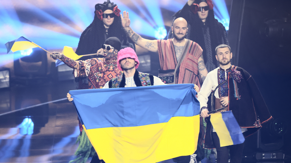Kalush Orchestra на сцене «Евровидения» в Турине