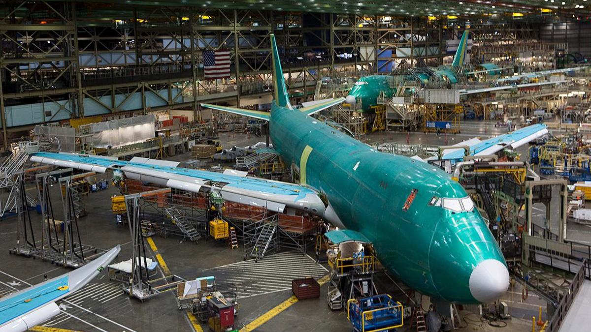 Завод&nbsp;компании&nbsp;Boeing&nbsp;в Эверетте, США