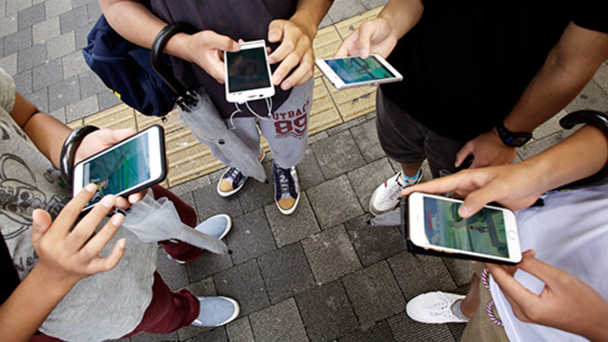 Во время игры в Pokemon Go