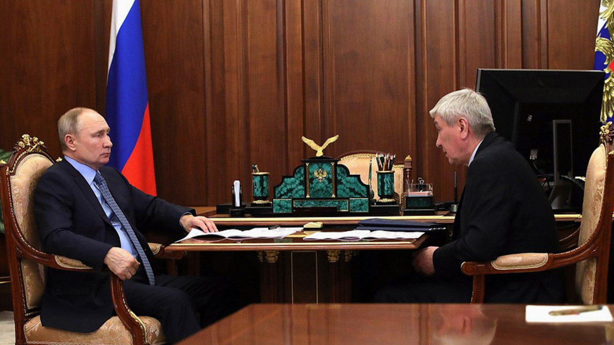 Владимир Путин и Юрий Чиханчин