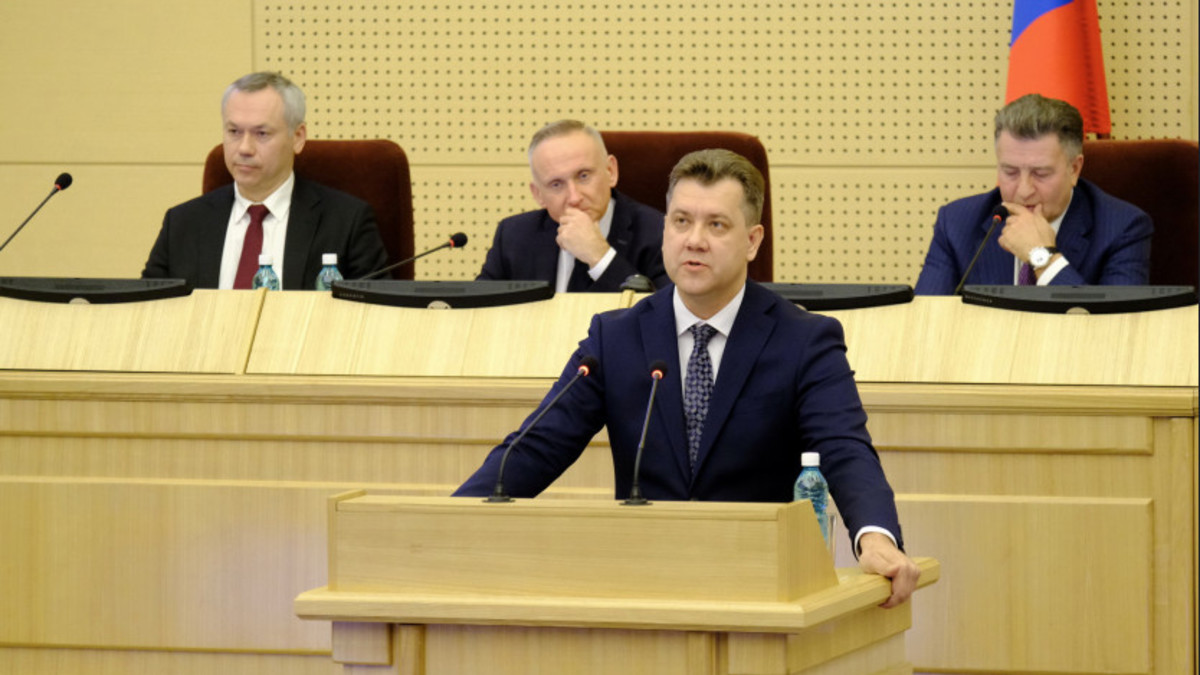 Министр финансов и налоговой политики Новосибирской области Виталий Голубенко
&nbsp;