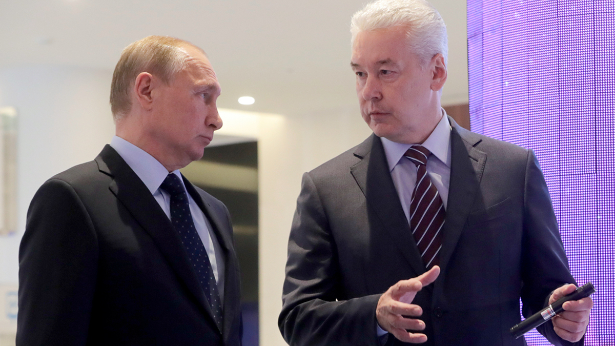 Владимир Путин и Сергей Собянин (слева направо)