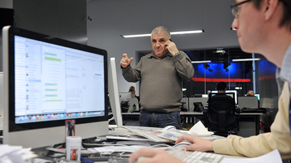 Генеральный директор News Media Арам Габрелянов (в центре)