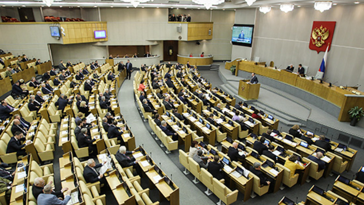 Заседание Госдумы РФ
