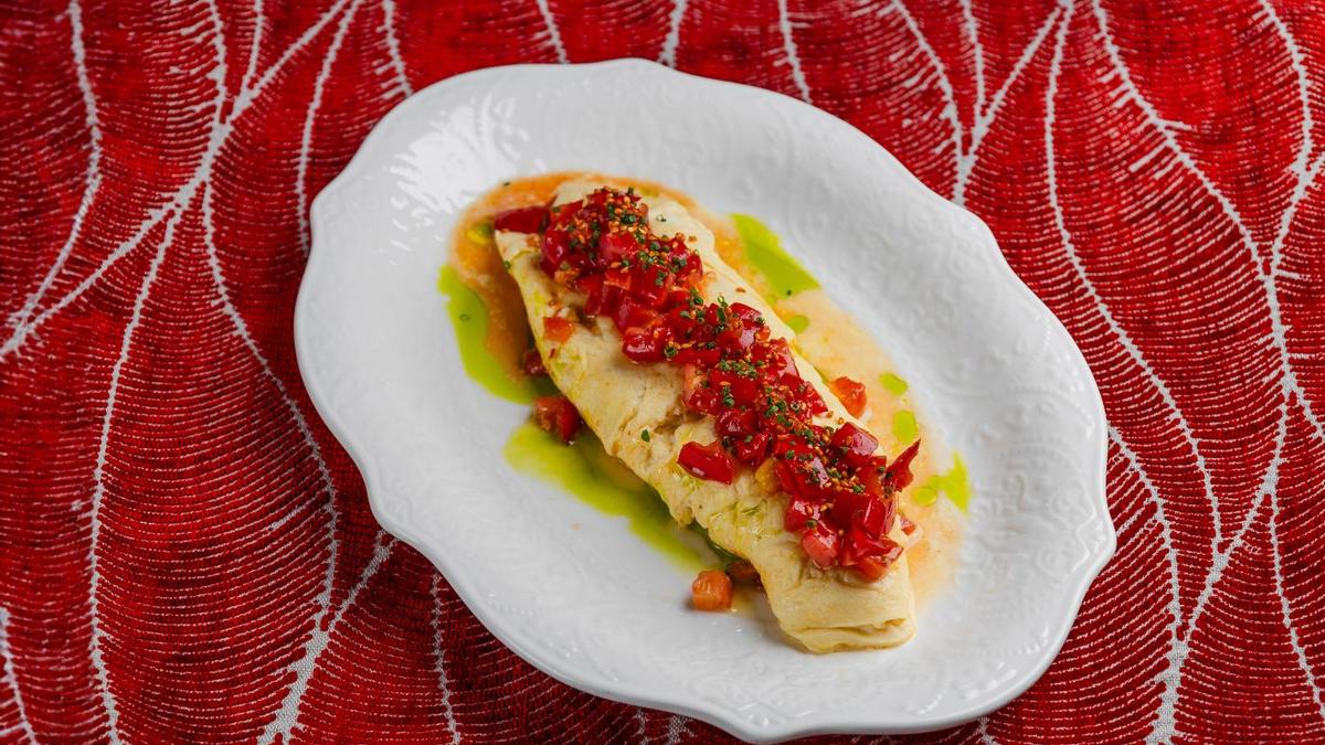 Омлет с фетой и томатами, GRACE Bistro