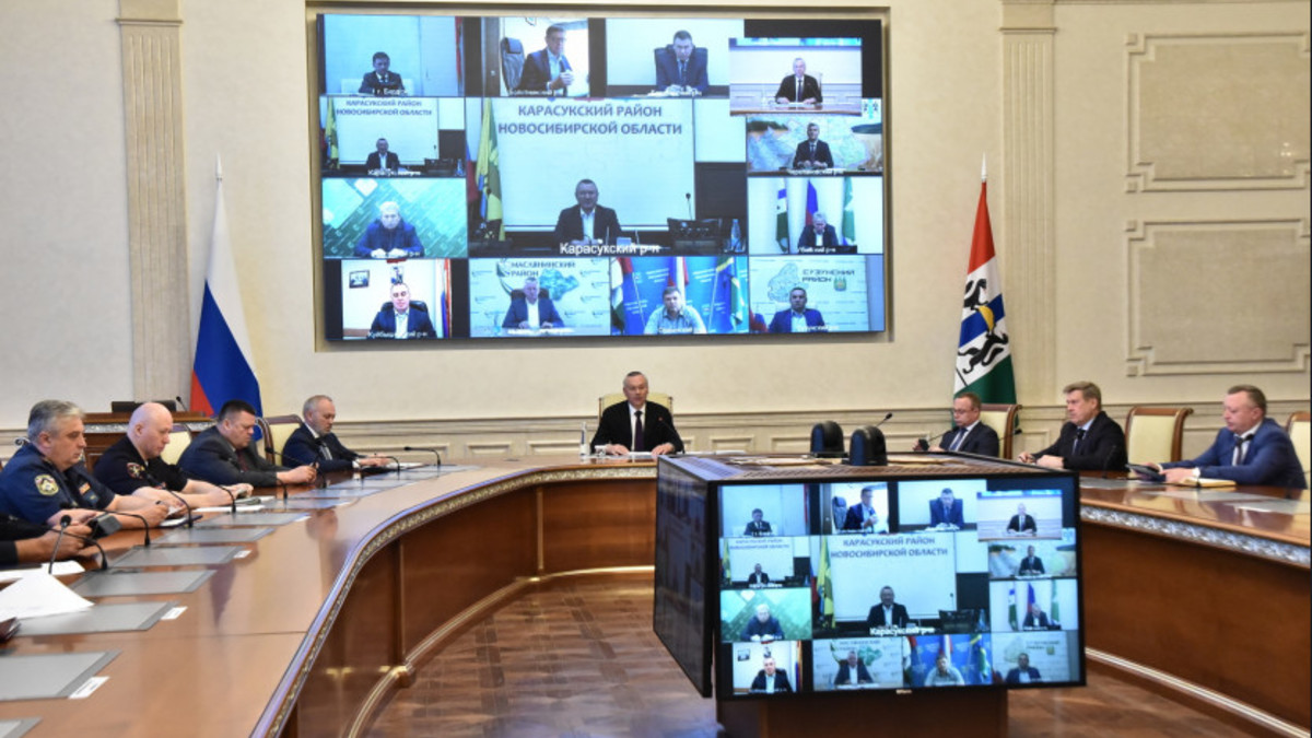 Оперативное совещание в правительстве региона 14 августа