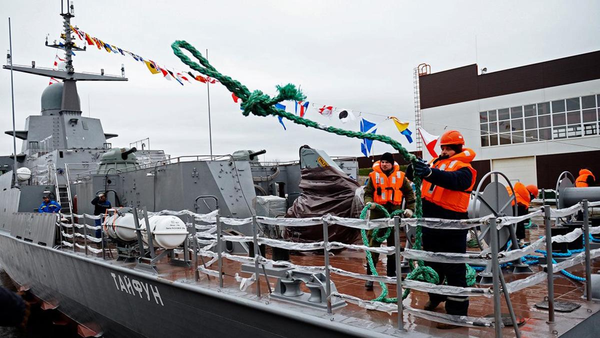 В Татарстане спустили на воду корабли «Тайфун» и «Виктор Великий» — РБК