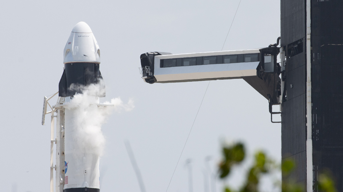 Ракета «SpaceX Falcon-9» и капсула космического корабля «Crew Dragon»