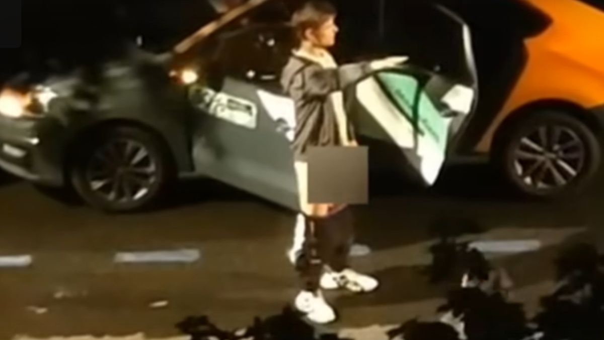 Кадр из видео очевидца