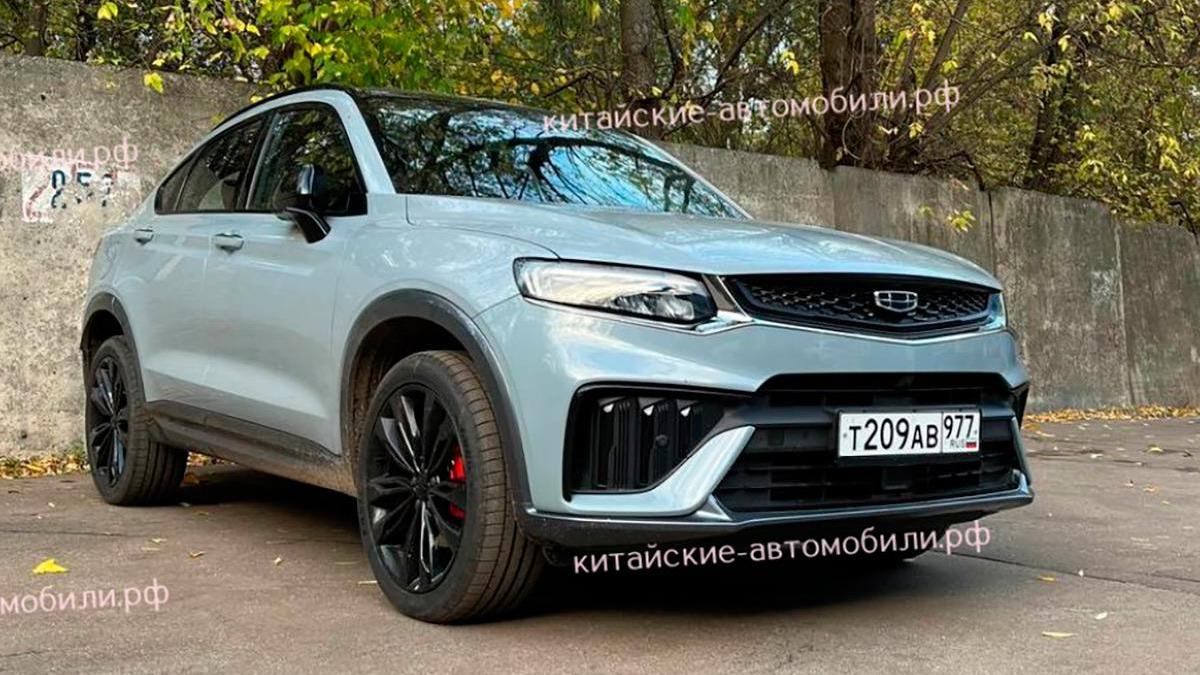 В Москве засняли обновленный кроссовер Geely Tugella :: Autonews