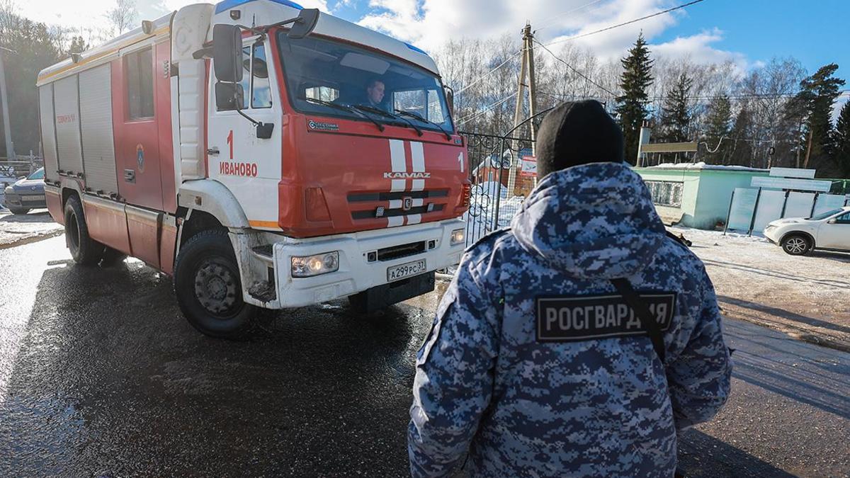 Пожар на месте крушения Ил-76 под Иваново ликвидировали — РБК