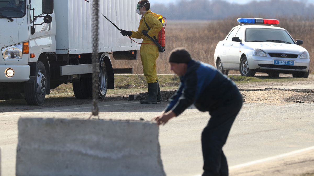 Полиция блокировала два села в Рязанской области из-за коронавируса — РБК