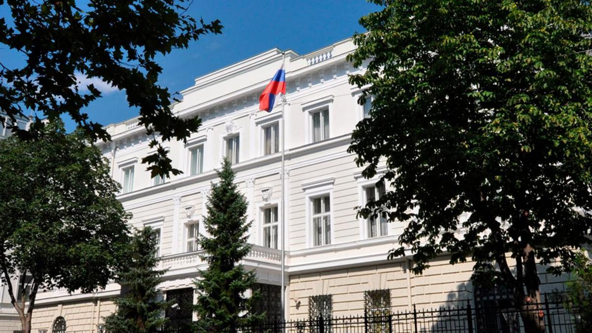 Здание посольства России в Австрии