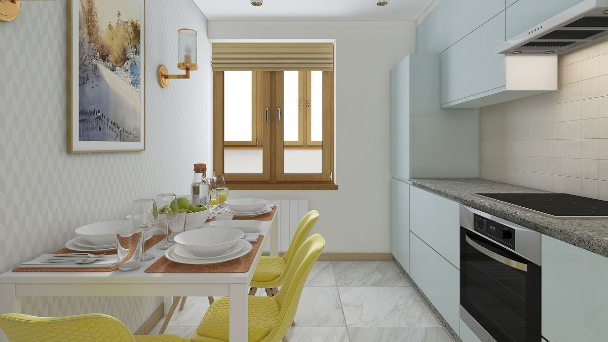 Дизайн маленькой кухни: 89 фото интерьеров, советы по оформлению | витамин-п-байкальский.рф