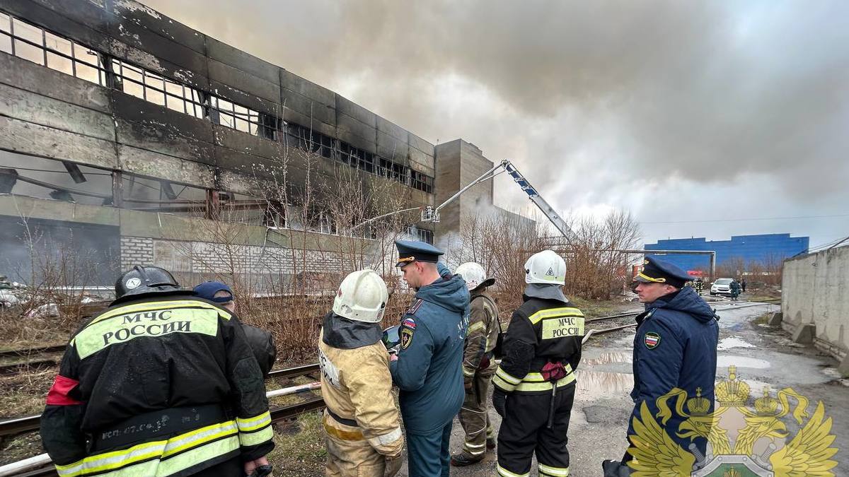 Начата проверка после пожара на складе с автозапчастями в Новосибирске — РБК