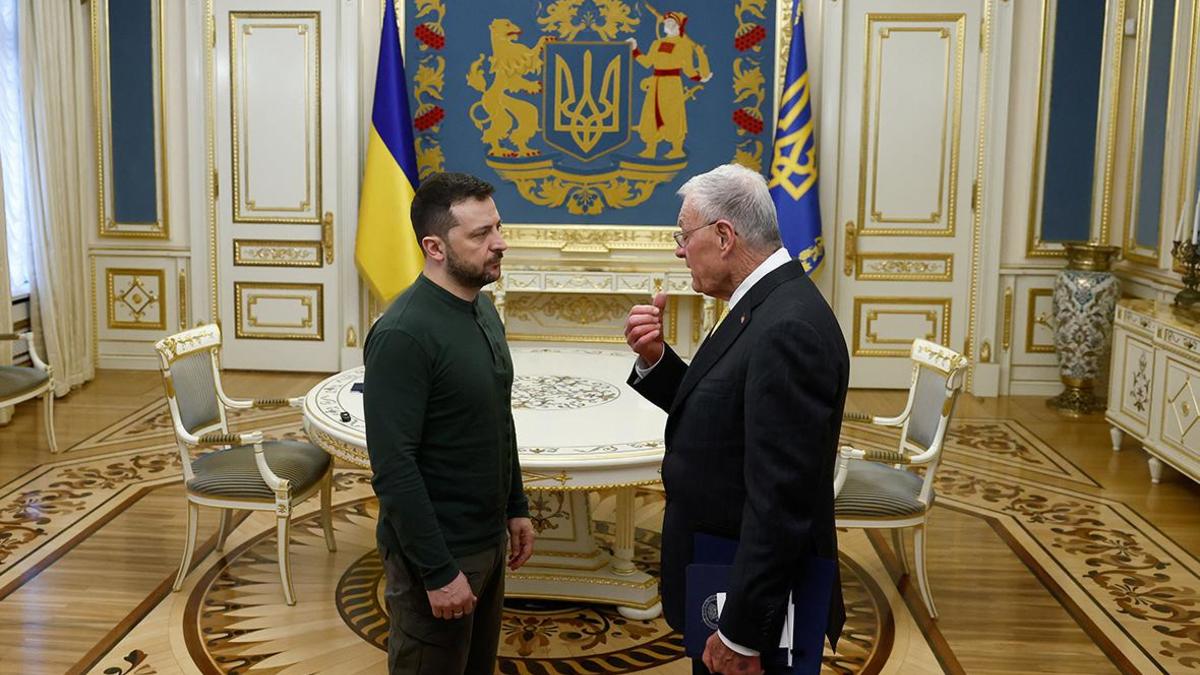 Владимир&nbsp;Зеленский и Кит&nbsp;Келлог