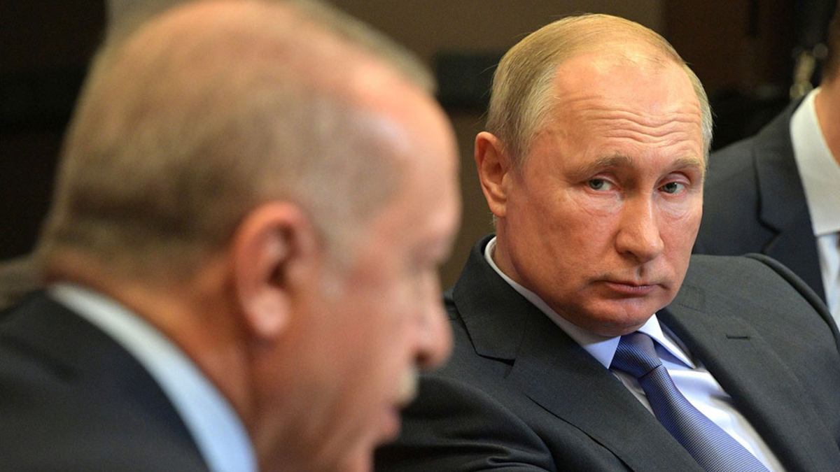 Реджеп Тайип Эрдоган и Владимир Путин 